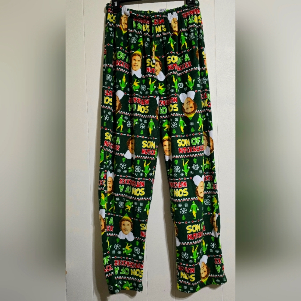 Mens Elf Pajama Pants, size Medium